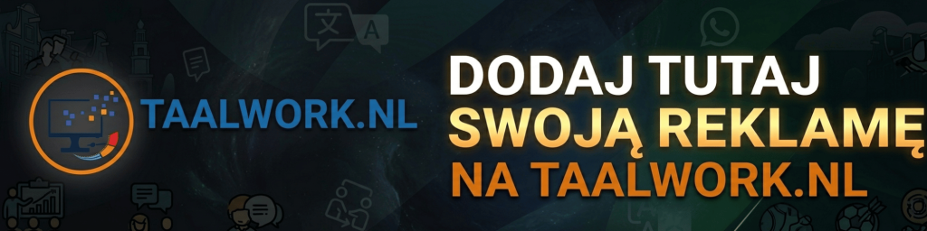 Reklama zdjęcie baner na Taalwork.nl
